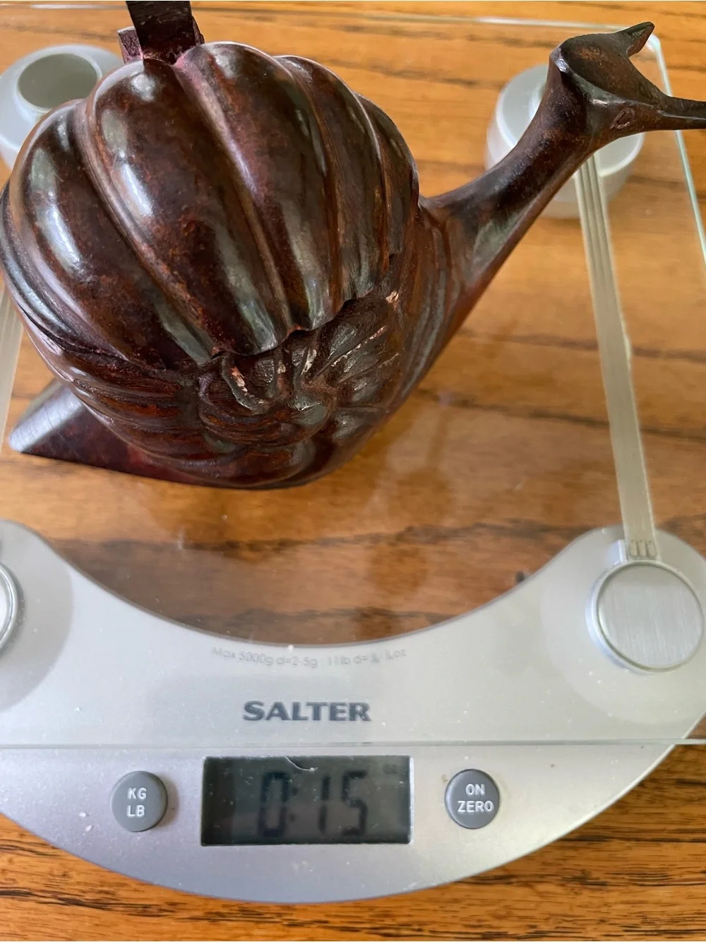 Vintage DEPT 56 Metal Snail TeaLight Candle Holder